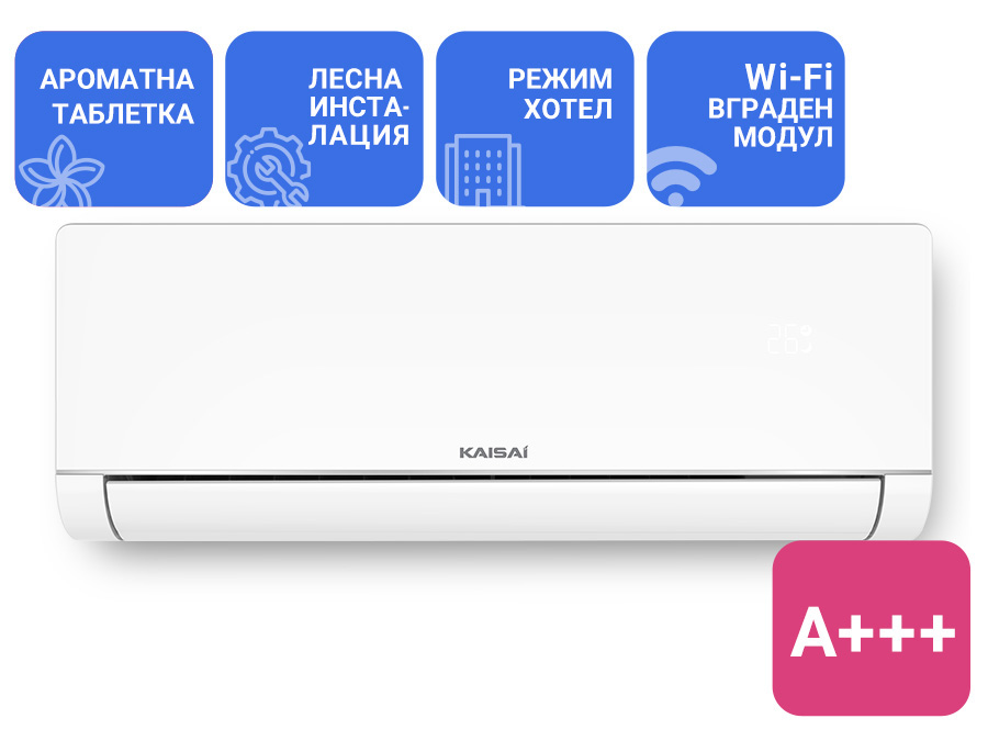 Инверторен климатик KAISAI, модел:KKWI-12RTA1 / KKOH-12RTA1 ART WiFi